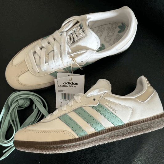 Adi_das Samba OG White Hazy Green