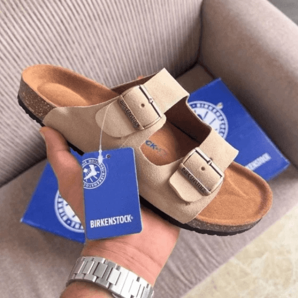 Bir__kenstock Arizona Beige Sandals