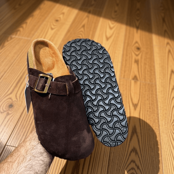Bir__kenstock Boston Brown Clogs Men