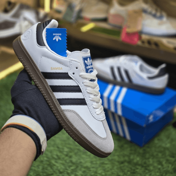 Men And Women Adi Samba White Shoes