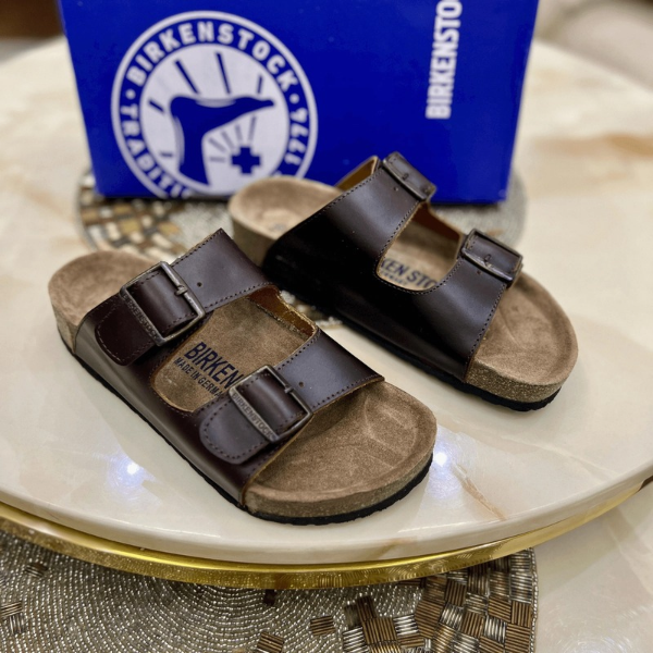 Men Brown Bir__kenstock Arizona Sandals