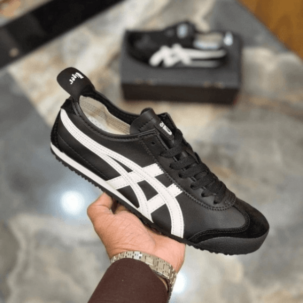 Oni Tiger Mexico 66 Black White Sneakers