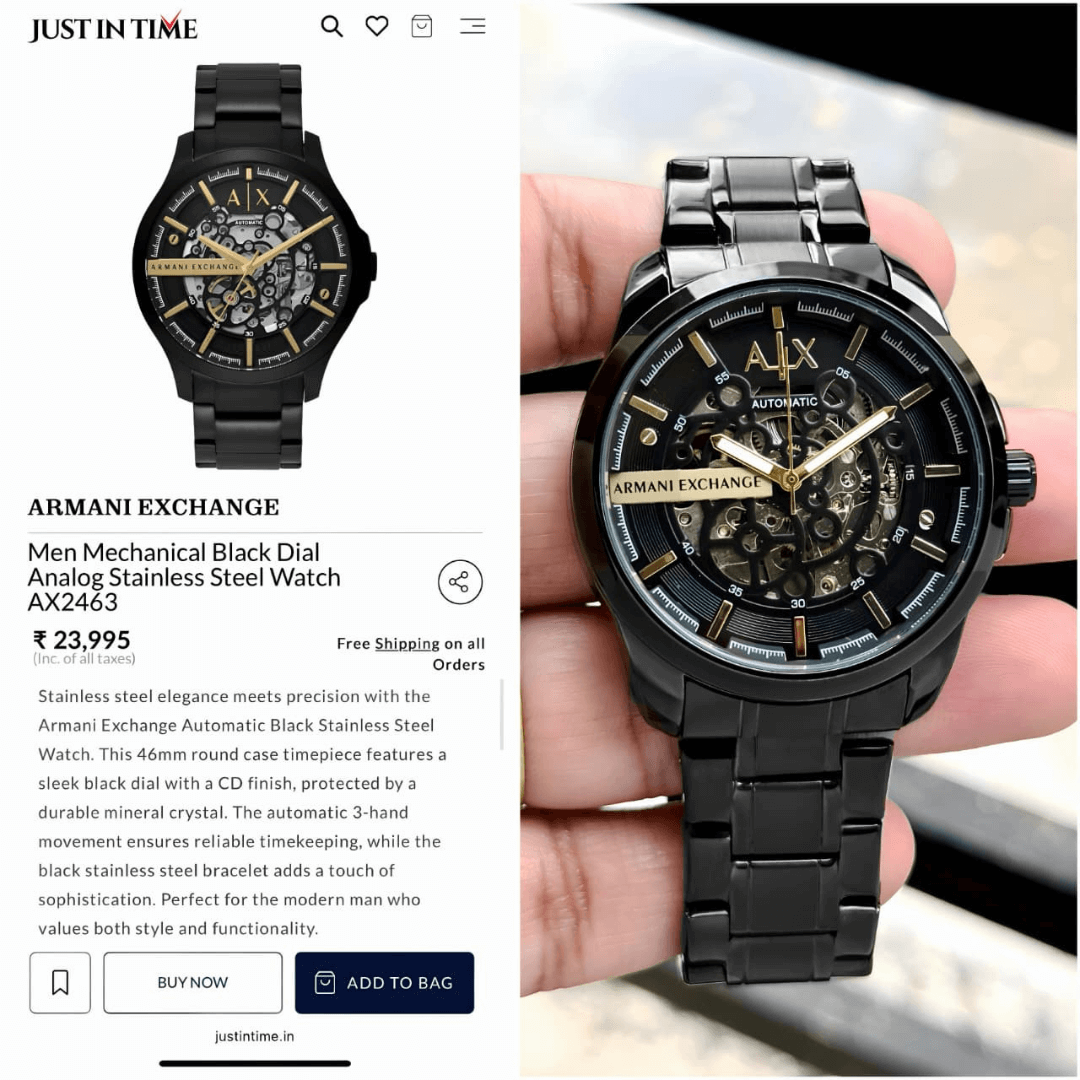 Armani Exchange Hampton Automatic Men Watch