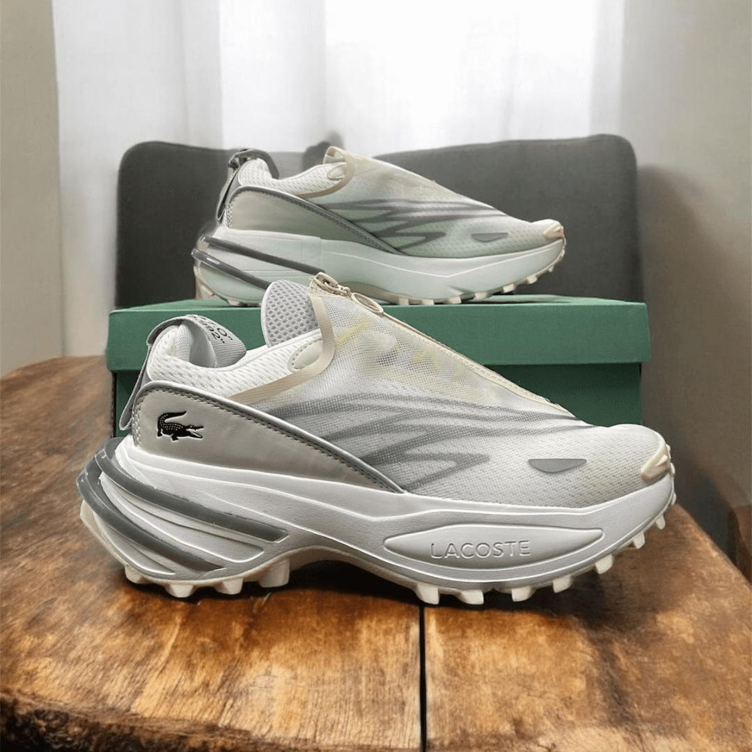 Lacostee Audyssor Trail White Sneakers | Premium Quality