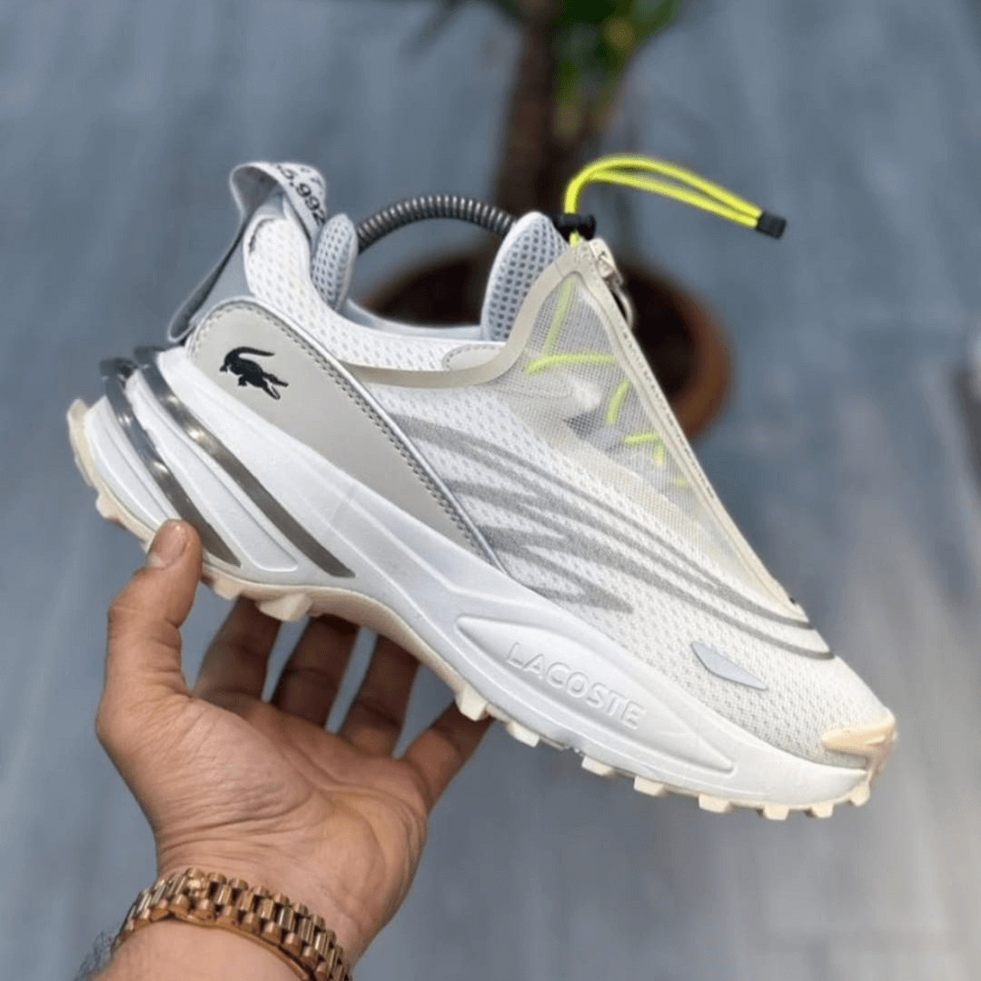 Lacostee Audyssor Trail White Sneakers | Premium Quality