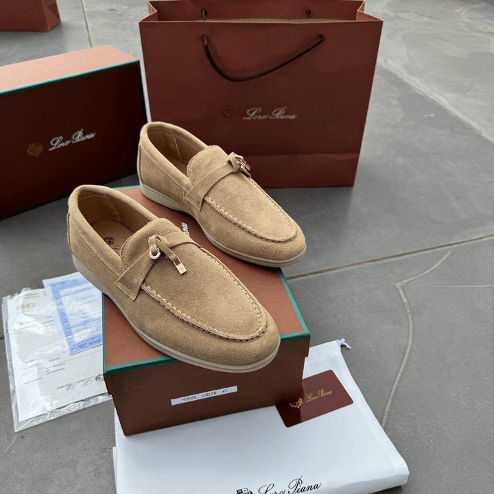 Loro Piano Premium Suede Loafers - Luxury Footwear