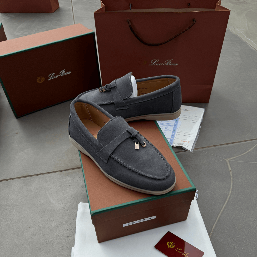 Loro Piano Premium Suede Loafers - Luxury Footwear