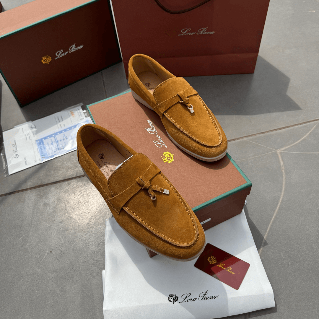 Loro Piano Premium Suede Loafers - Luxury Footwear