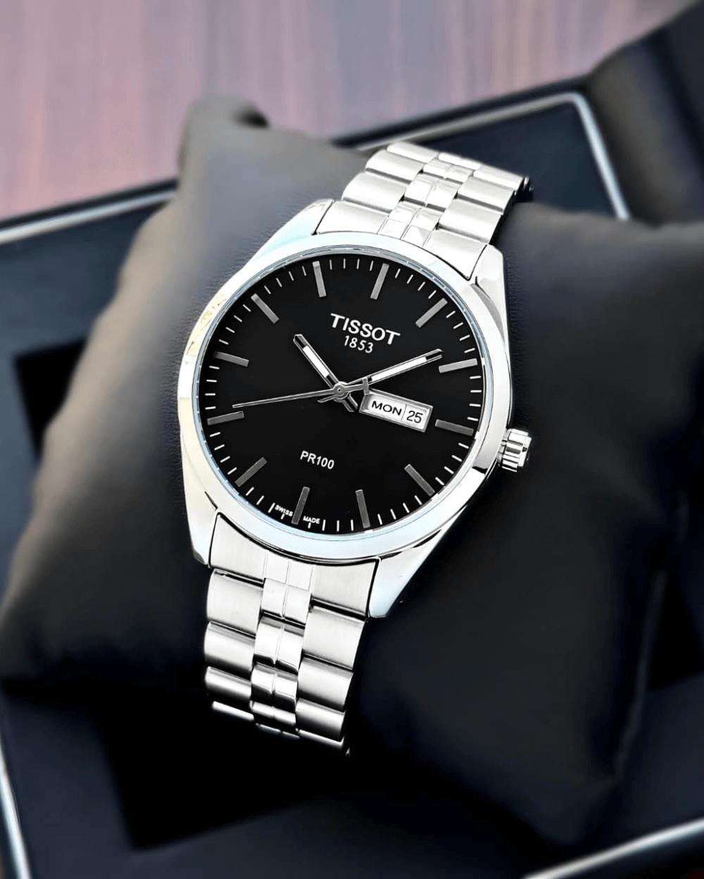 Men Tisso-t Premium PR100 Day & Date