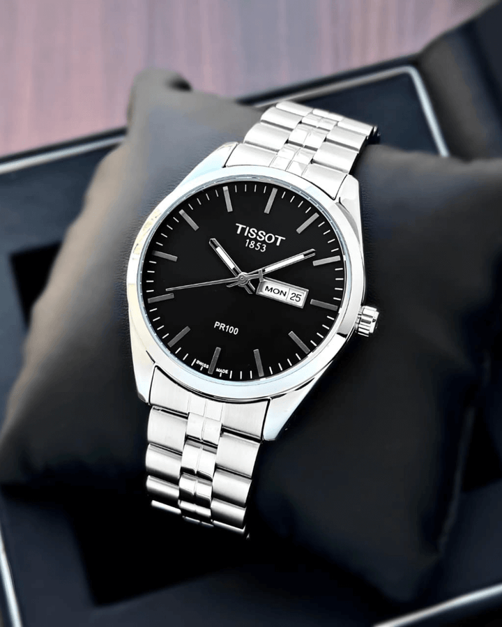 Men Tisso-t Premium PR100 Day & Date