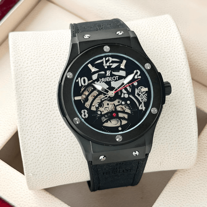 Men's Hublot Open Heart Watch - Luxury at its Best