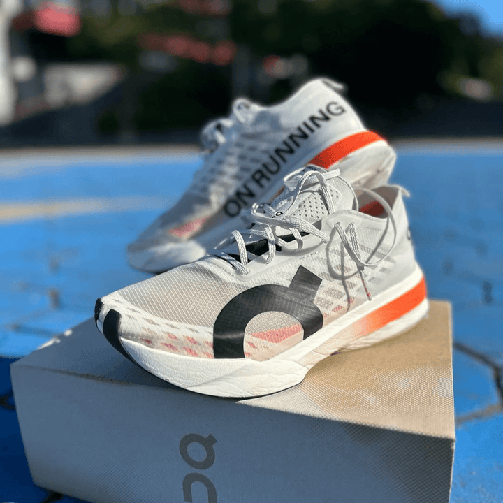 Men's On Cloudboom Strike White - Premium Running Shoes
