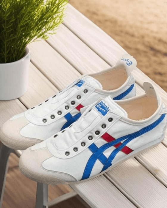 Oni Mexico 66 Slip On White Blue Red