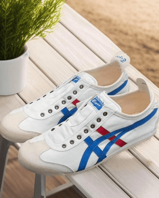 Oni Mexico 66 Slip On White Blue Red