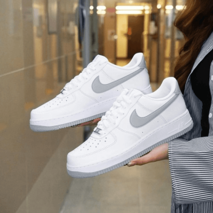 Nike Air Force 1 07 Light Smoke Grey - Premium Sneakers
