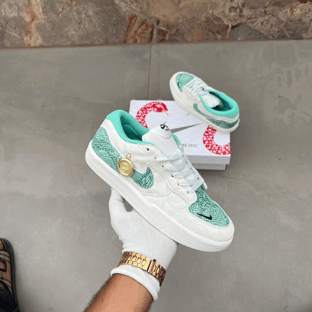 Nike Air Jordan Retro 1 Low Oxidized Green Shoes