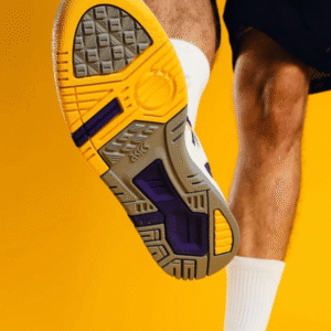 Shop Asics EX89 Lakers White Gentry Purple - 7A First Copy