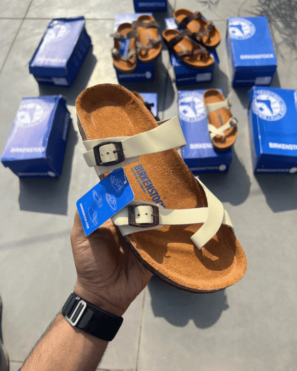 Buy Men's Birkenstock Mayari Birko Flor Sandals | First Copy