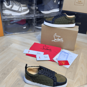 Christian Louboutin Spike Olive Sneakertop | Copy Sneakers