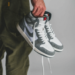 Shop Nike Air Jordan 1 High Washed Black Online - First Copy
