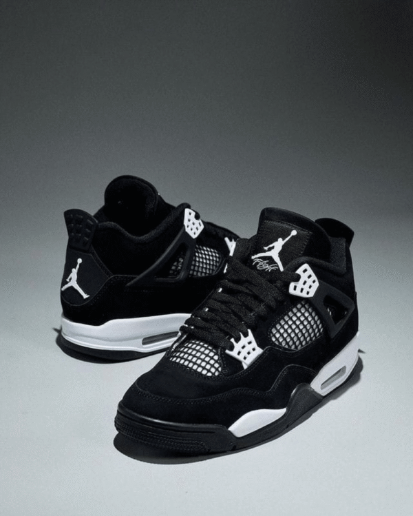 Nike Air Jordan Retro 4 White Thunder - First Copy Sneakers