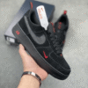 Nike Air Force 1 Low Multi Swoosh Black Crimson - First Copy