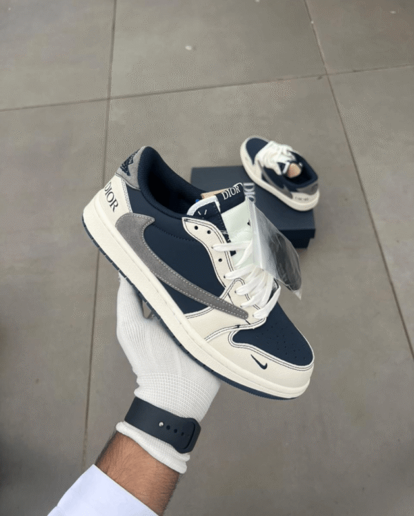 Dior Nike Air Jordan 1 Low Travis Scott Navy - 7A First Copy