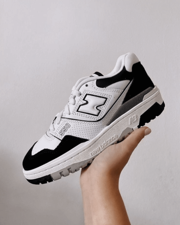 Shop New Balance 550 Black Rain Cloud - First Copy Sneakers