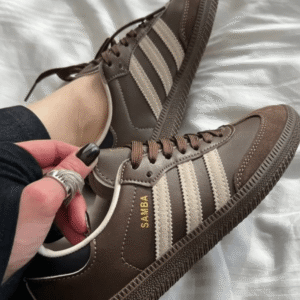 Shop Adidas Samba Dark Brown Beige Gum - 7A First Copy Shoes