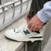 New Balance 550 White Green - Premium Sneakers - First Copy