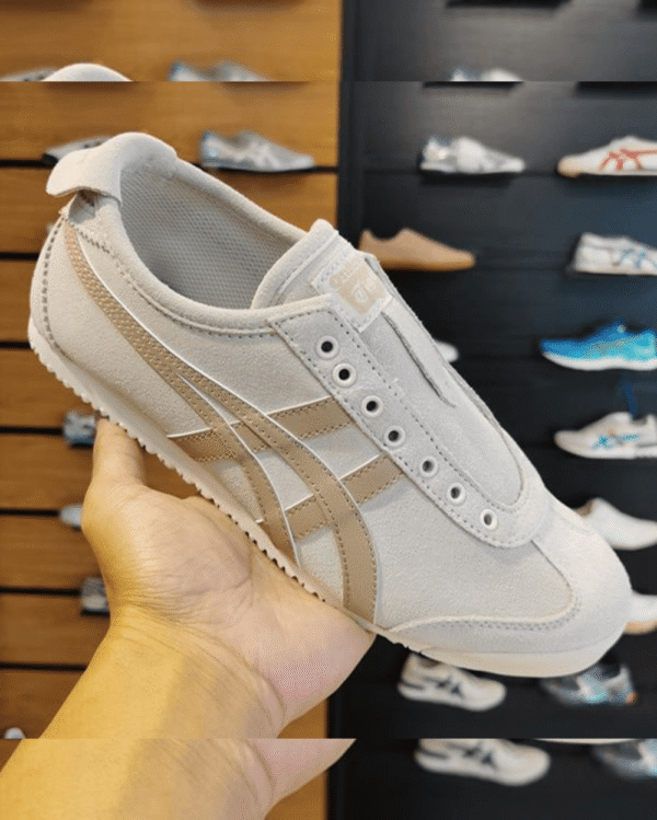 Shop Onitsuka Tiger Slip On 66 Beige - 7A First Copy Shoes