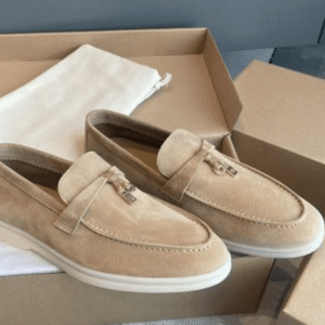 Loro Piana Summer Charms Walk Women's Suede Loafer - First Copy