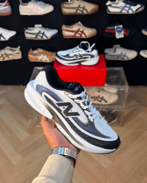 Ellipse V1 White Purple New Balance Sneakers - First Copy