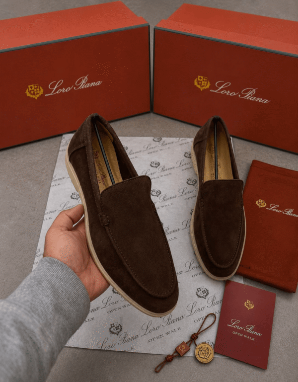 Loro Piana Open Walk Loafers - First Copy