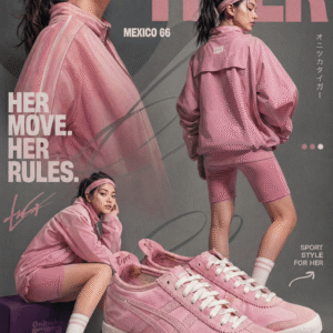 Onitsuka Tiger Mexico 66 Nippon Made Pink Sneakers - First Copy