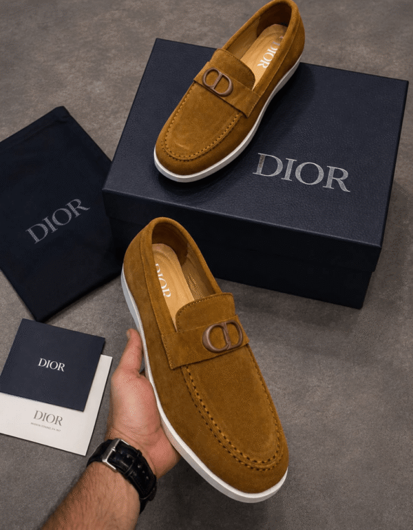 Dior Loafers CD Logo Buckle - First Copy