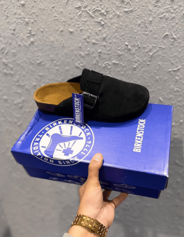 Birkenstock Boston Soft Footbed Suede Leather - First Copy