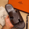 Hermès Men's Leather Sandals And Slides - First Copy