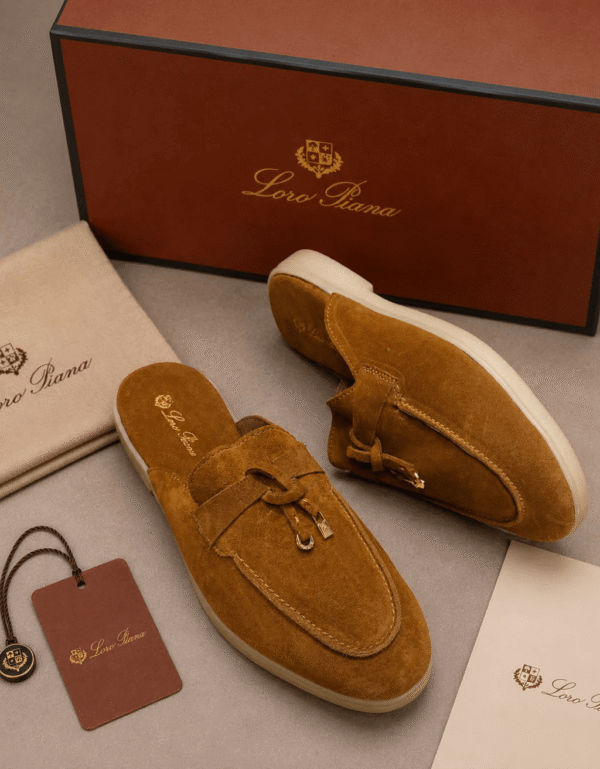 Loro Piana Babouche Charms Walk Loafers - First Copy