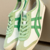 Men And Women Onitsuka Tiger Airy Green Mexico 66 Sneakers - First Copy