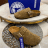 Birkenstock Boston Soft Footbed Suede Leather - First Copy