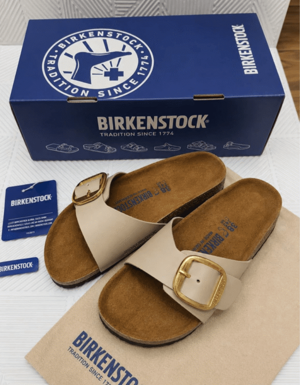 Women's Madrid Big Buckle Birkenstock Sandals - First Copy