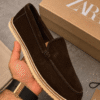 Zara Men's Suede Slip-On Loafers - First Copy