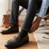 Armani Leather Loafers - First Copy