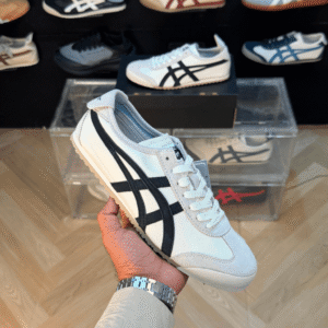 Onitsuka Tiger Mexico 66 Vintage Birch Black Sneakers - First Copy