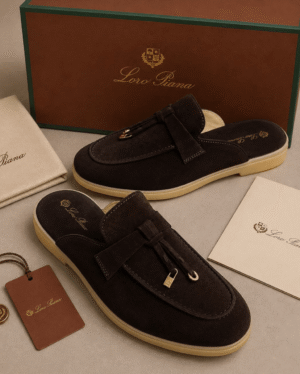 Loro Piana Babouche Charms Walk Loafers - First Copy