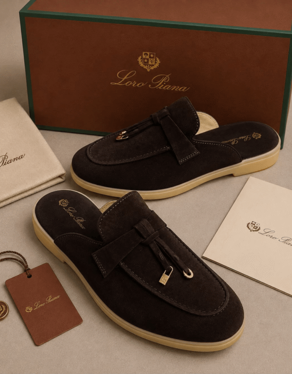 Loro Piana Babouche Charms Walk Loafers - First Copy