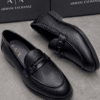 Armani Leather Loafers - First Copy