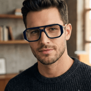 Marc Jacobs Matt Blue Oranage Frame - First Copy