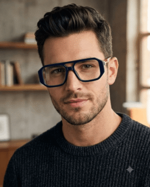 Marc Jacobs Matt Blue Oranage Frame - First Copy